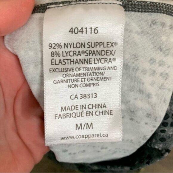 Tuff Athletics Women's Printed Tank Top Size Medium Gray Activewear Gym Workout - Picture 4 of 6